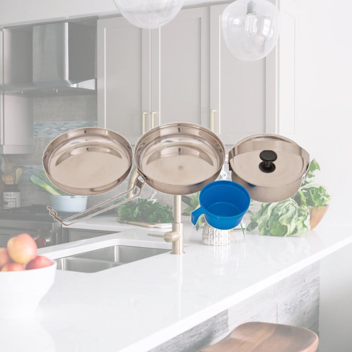 Picture of Olicamp 327470 Lightweight Steel Olicamp Mess Kit