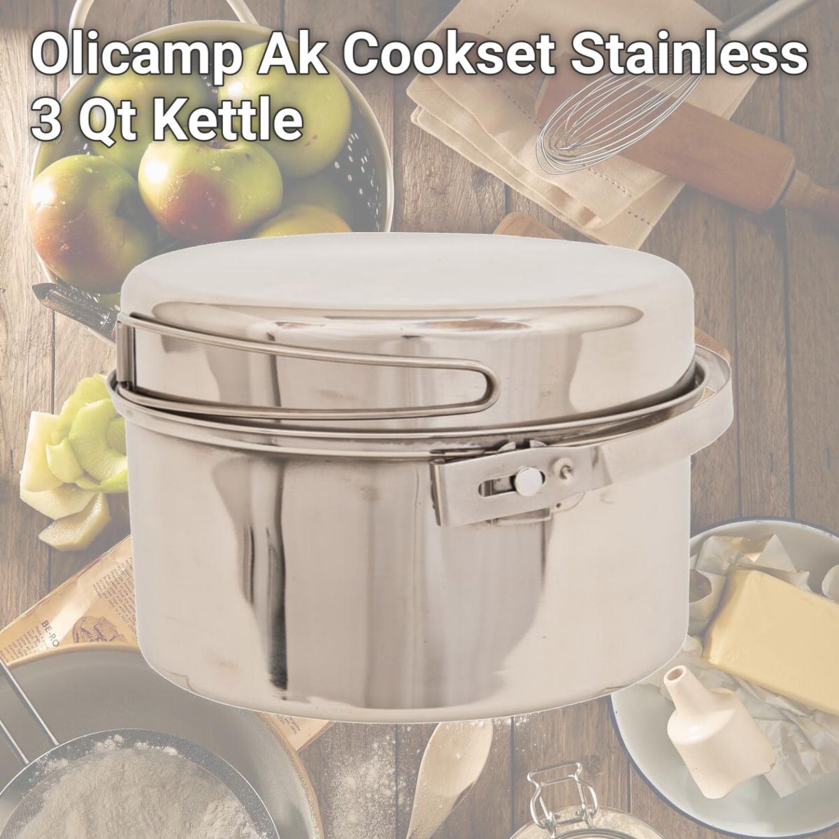 Picture of Olicamp Ak Cookset Stainless 3 Qt Kettle