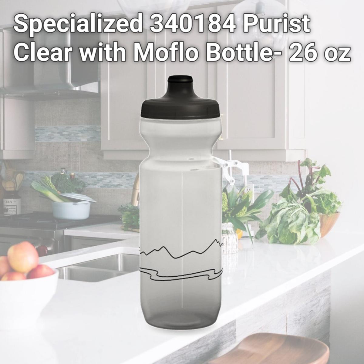 Picture of Specialized 340184 Purist Clear with Moflo Bottle- 26 oz