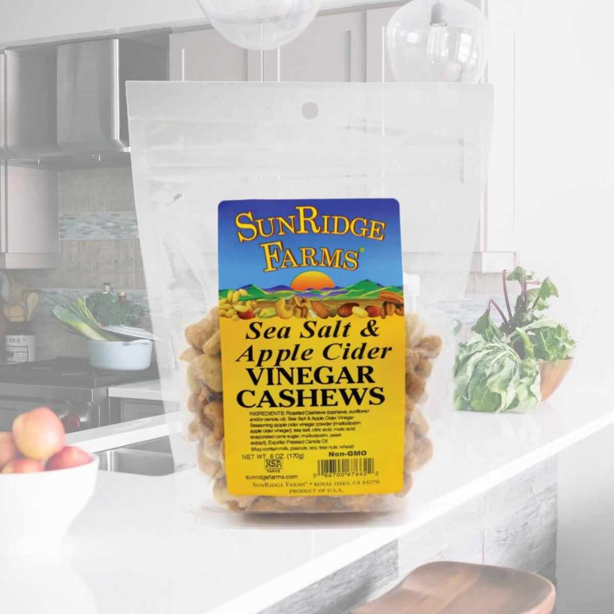 Picture of Sunridge Farms 533060 Cashews Sea Salt & Apple Vinegar