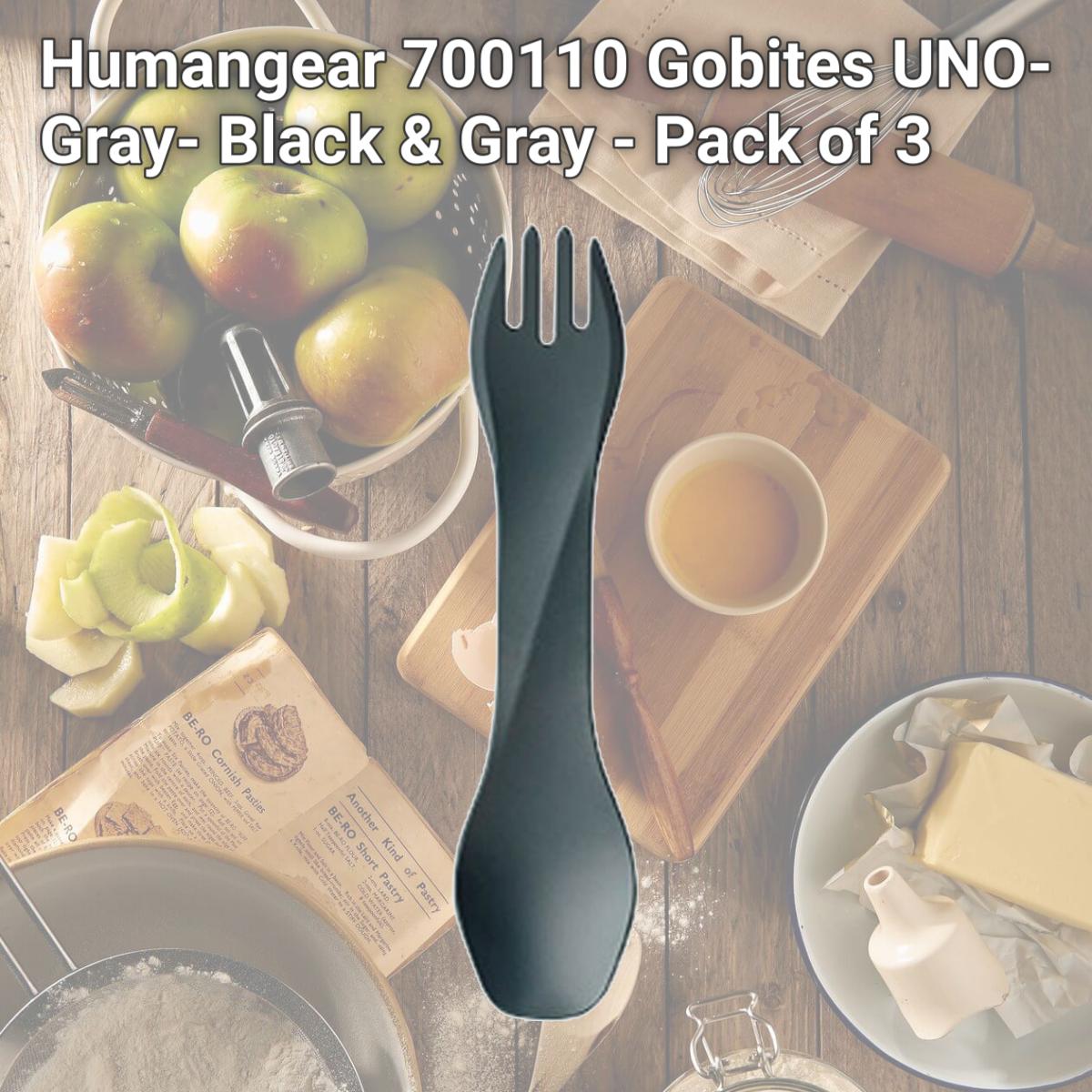 Picture of Humangear 700110 Gobites UNO- Gray- Black & Gray - Pack of 3