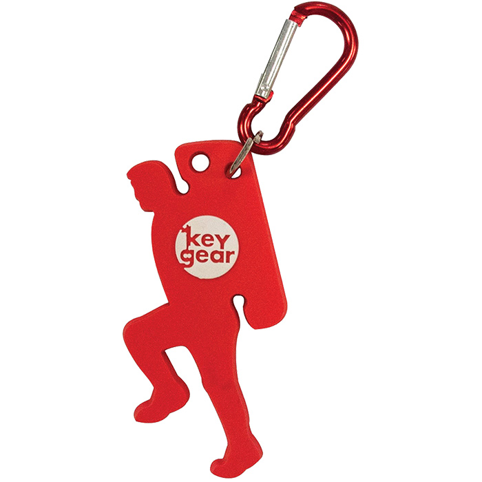 Key Gear 373246 Cord Hiker Key Chain, Red