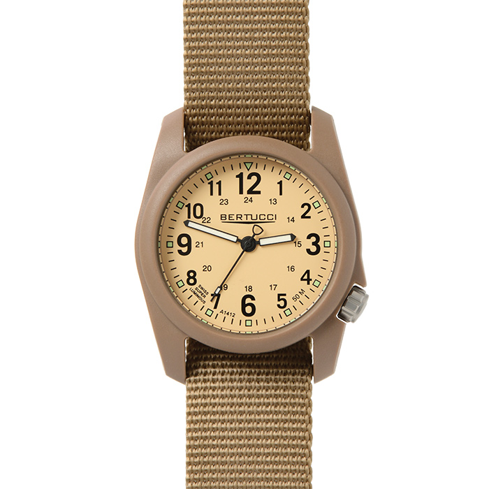 460201 Dx3 Khaki Dial & Coyote Band
