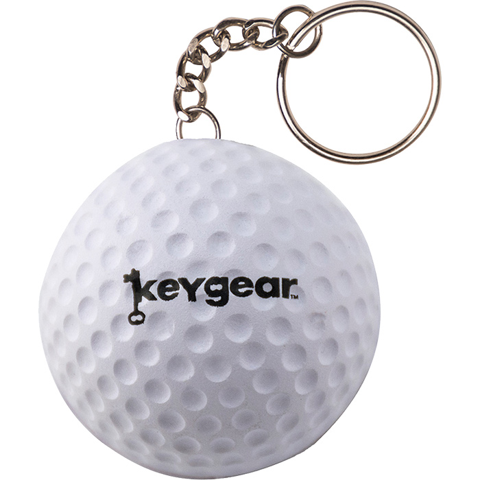Key Gear 373256 Stress Ball Key Chain, Golf