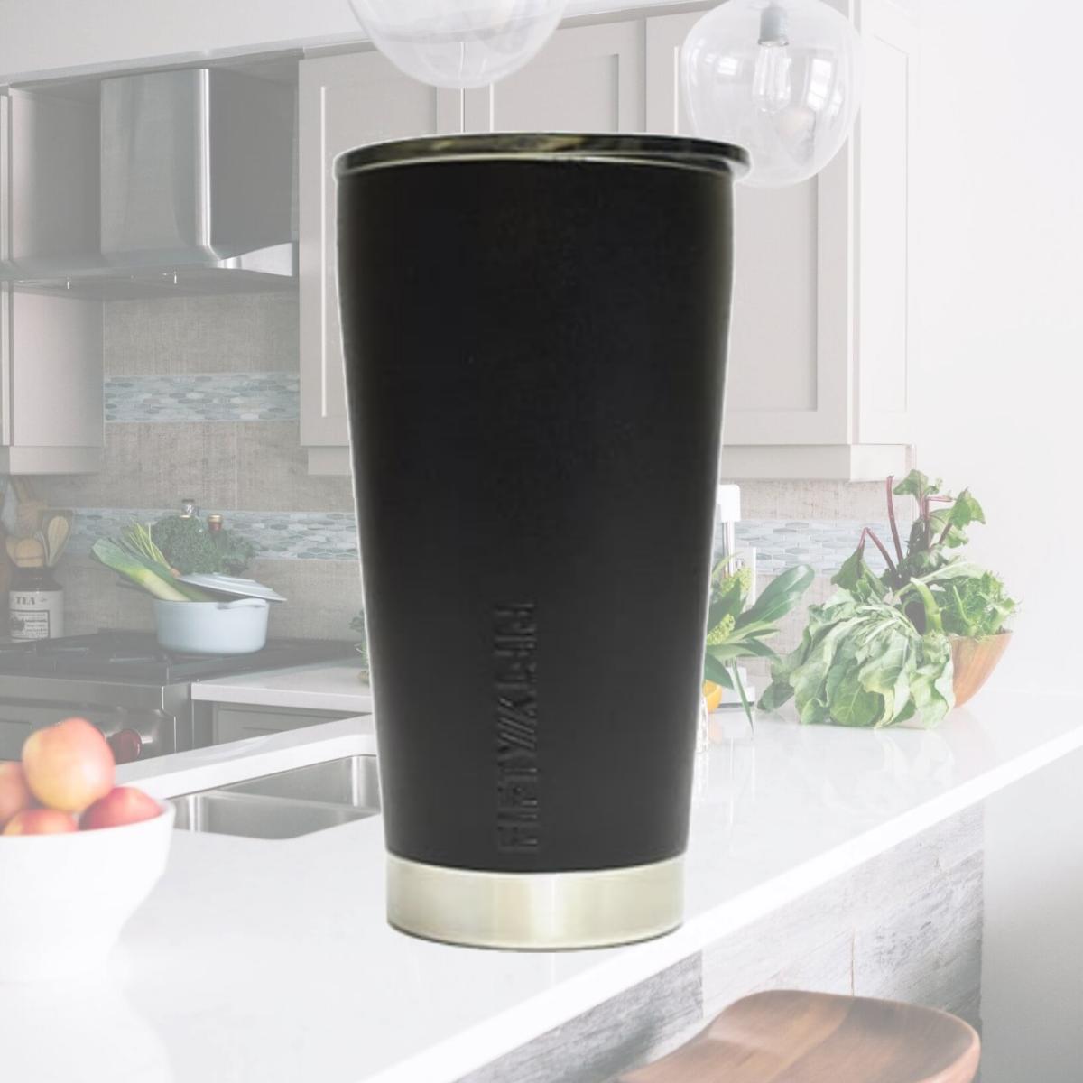 Picture of FIFTY-FIFTY 592151 16 oz. Vacuum Insulated Tumbler, Black