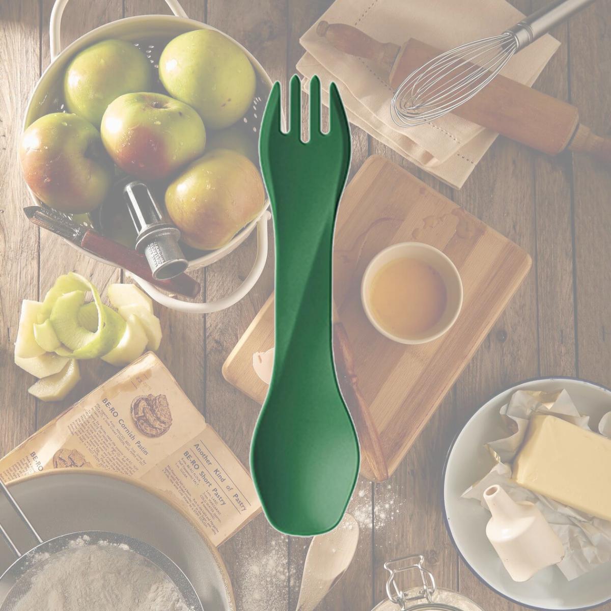 Picture of Humangear 700124 Gobites Uno Spork, Green