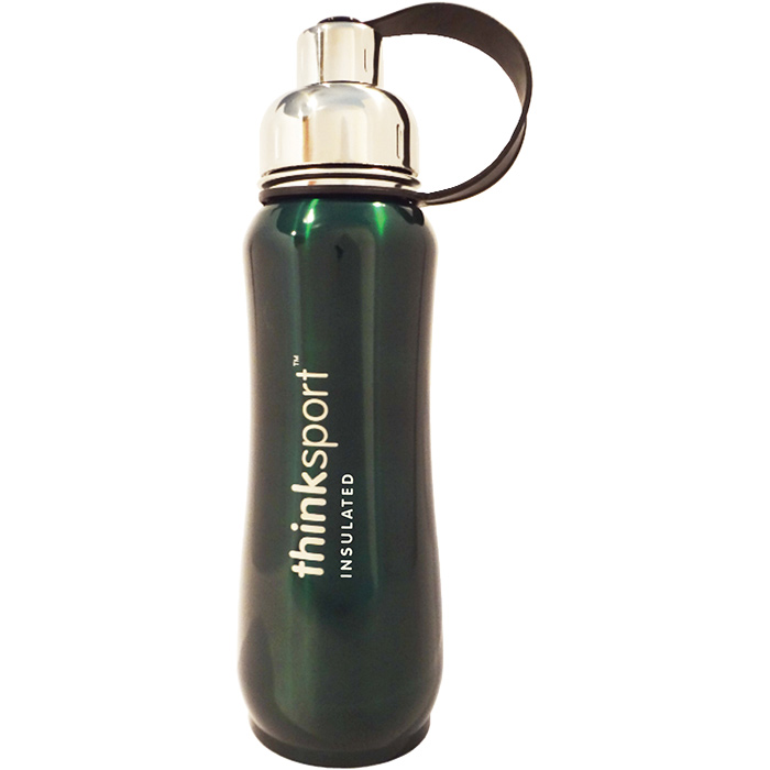 604614 17 Oz Insulated Sports Bottle, Green