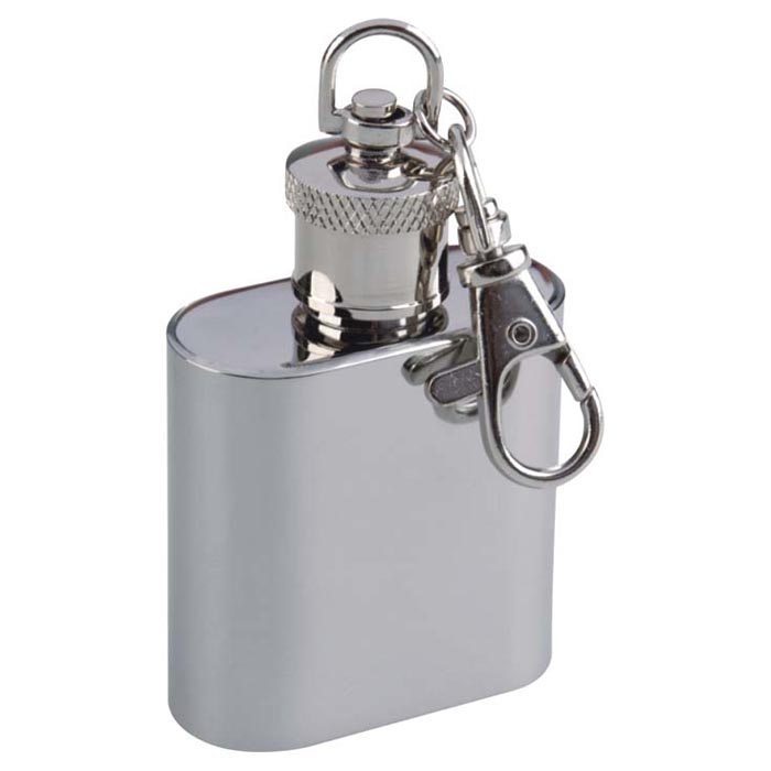 741301 1 Oz Stainless Steel Keychain Flask
