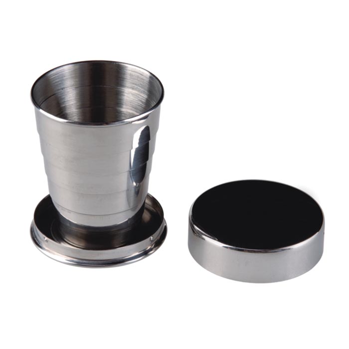 741310 150 Ml Stainless Steel Collapsible Cup