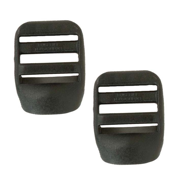 969926 1.5 In. Dual Side Release Curved Buckle - Pack Of 2