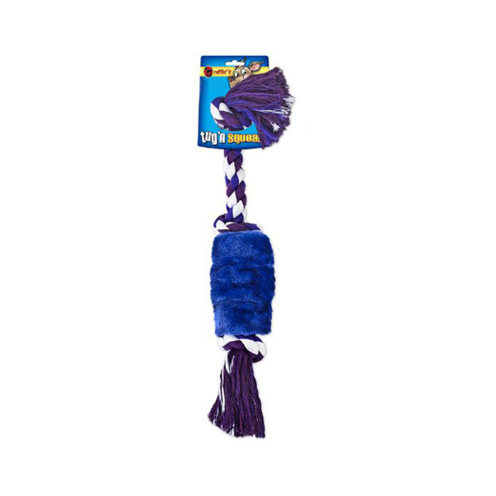 780311 Tug N Squeak Rope, Assorted Color - Large