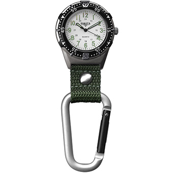 377359 Aluminum Backpacker Watch- Green