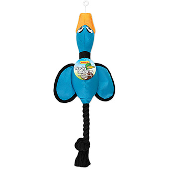 780380 Wacky Quakers Duck Rope Toy - Large