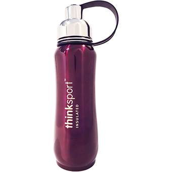 604615 17 Oz Stainless Steel Insulated Sports Bottles - Purple