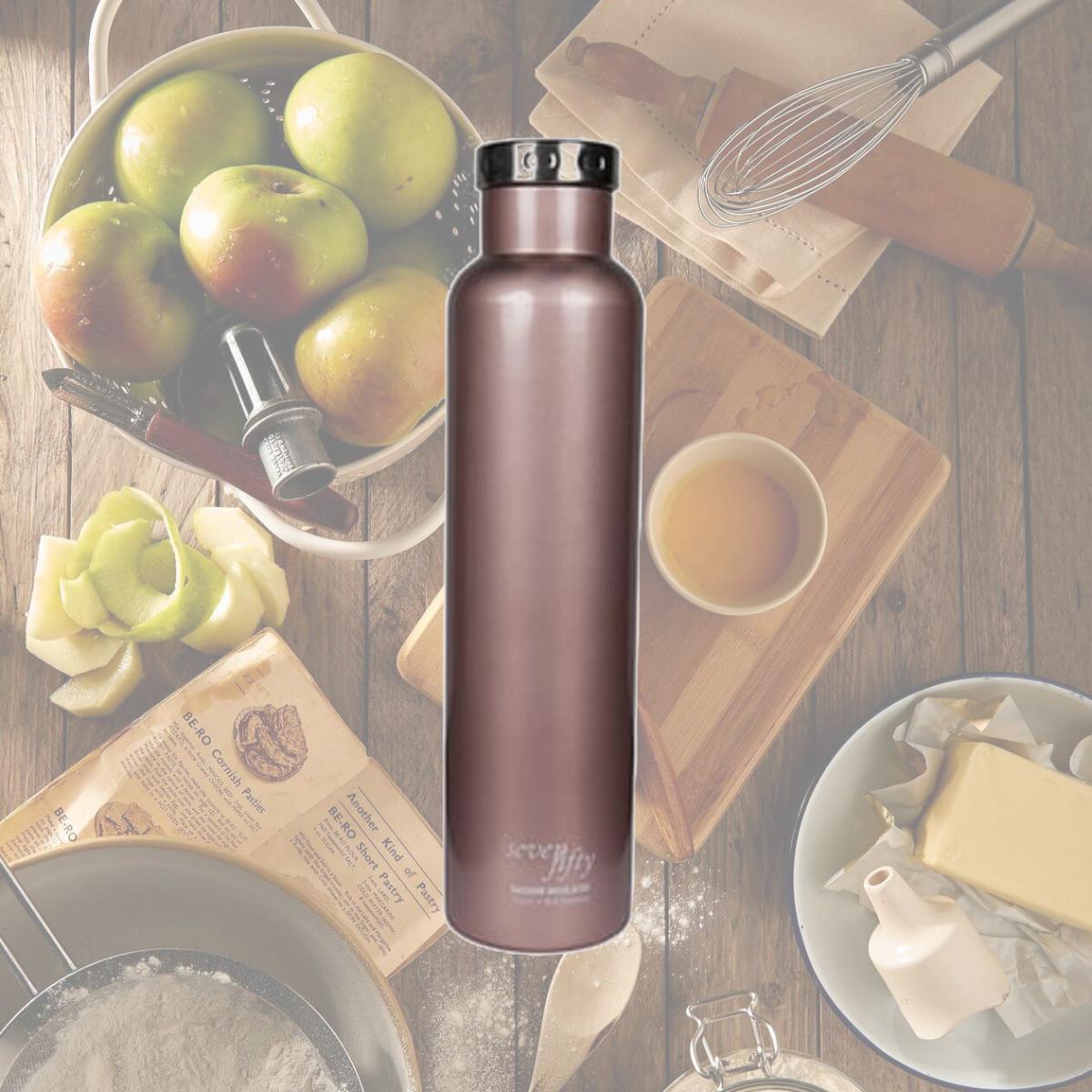 Picture of Fifty-Fifty 592222 750 ml Wine Growler - Rose Gold