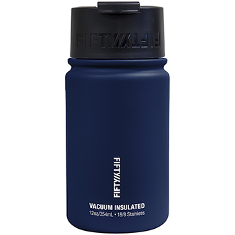 Fifty-fifty 592008 12 Oz Vacuum Insulated Flip Top - Navy