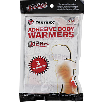 180025 Adhesive Body Warmer - Pack Of 3