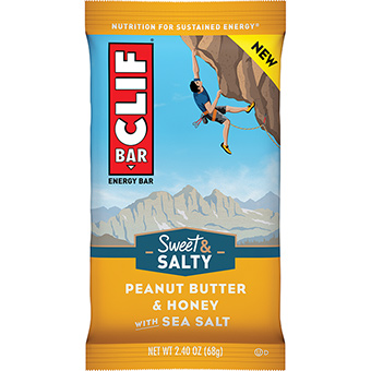 Clif Bar 705101 Sweet And Salty Peanut Butter & Honey With Sea Salt