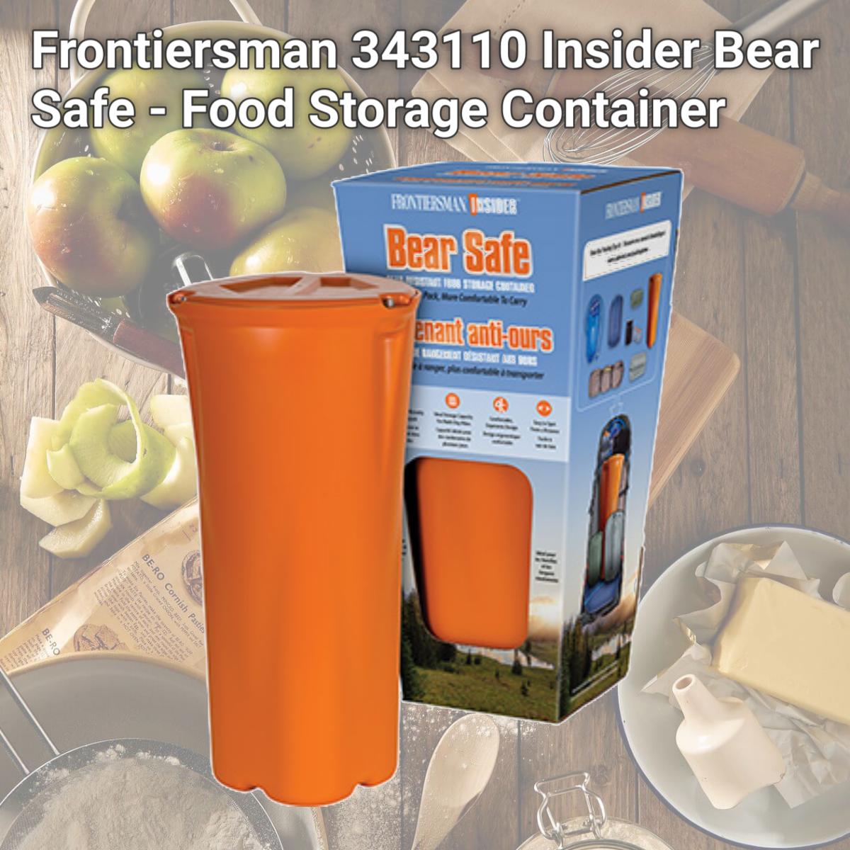 Picture of Frontiersman 343110 Insider Bear Safe - Food Storage Container