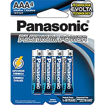 354379 AAA Alkaline Platinum Power Batteries - Pack of 4