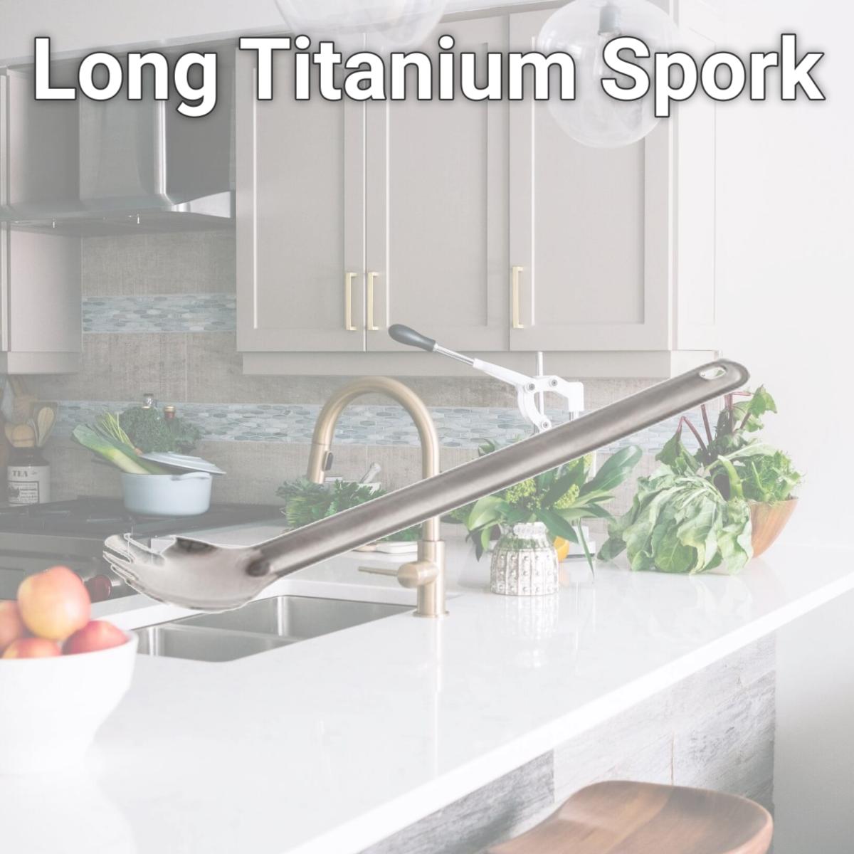 Picture of Olicamp 328128 Long Titanium Spork