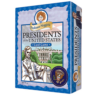 Outset Media 103517 Professor Noggins Card Games - Presidents Of The United States