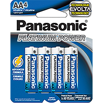 AA Alkaline Platinum Power Batteries - Pack of 4