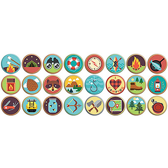 ISBN 9781423639657 product image for 434882 Lets Go Camping Buttons - 120 Count | upcitemdb.com