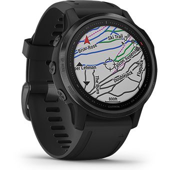 329211 Fenix 6s Pro Multisport Gps Smartwatch, Black