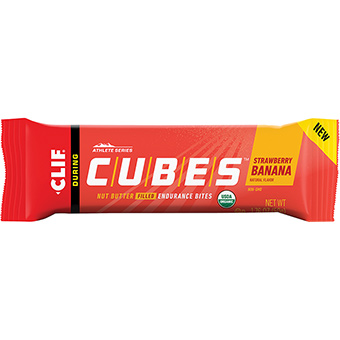 Clif Bar 433092 Clif Cube Strawberry & Banana Bar