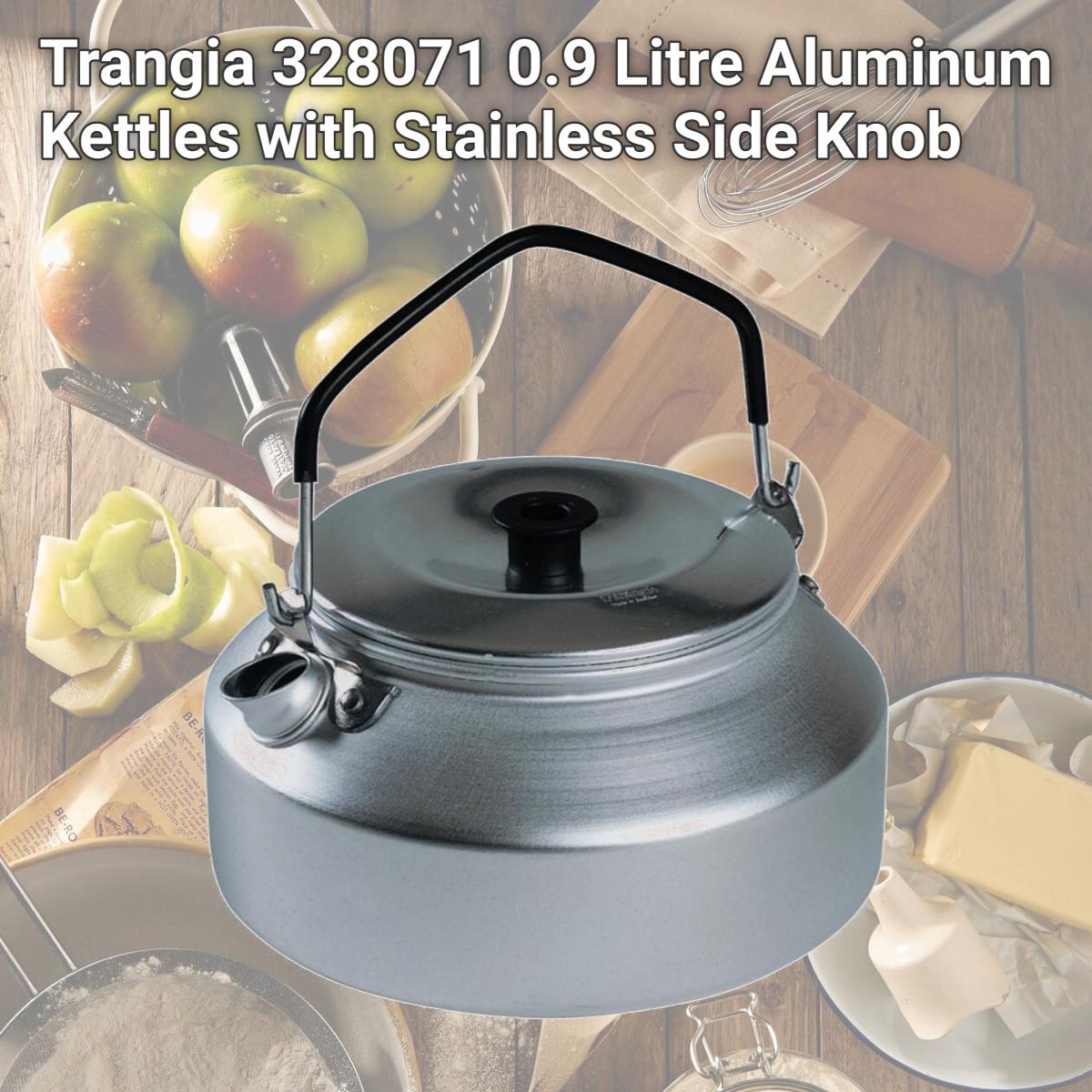 Picture of Trangia 328071 0.9 Litre Aluminum Kettles with Stainless Side Knob