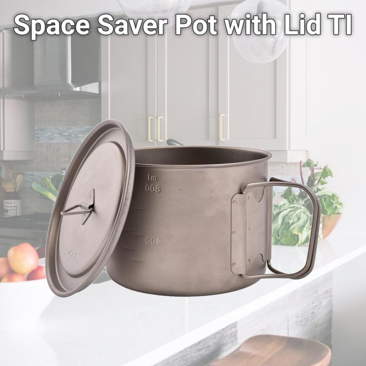 Picture of Olicamp 328159 Space Saver Pot with Lid TI