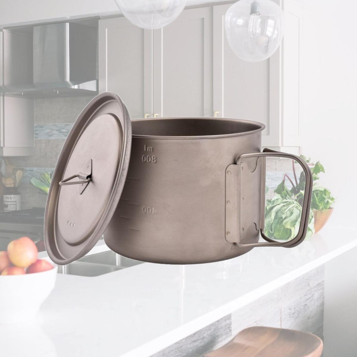 Picture of Olicamp 328159 Space Saver Pot with Lid TI