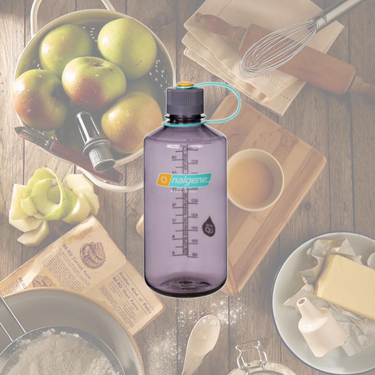 Picture of Nalgene 341567 16 oz Narrow Mouth Aubergine Bottle