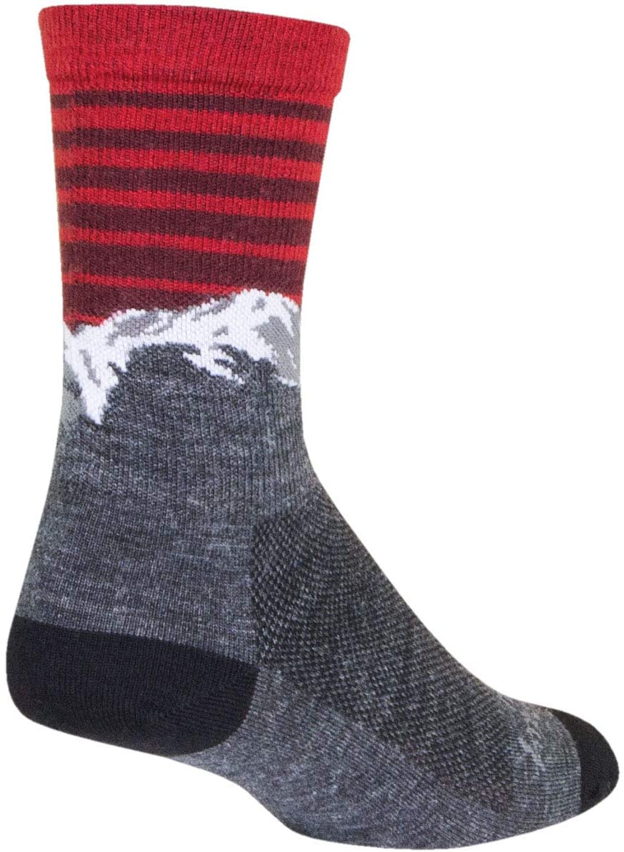 UPC 602573793312 product image for 272110 6 in. Wool Cycling & Running Socks, Summit - Small & Medium | upcitemdb.com