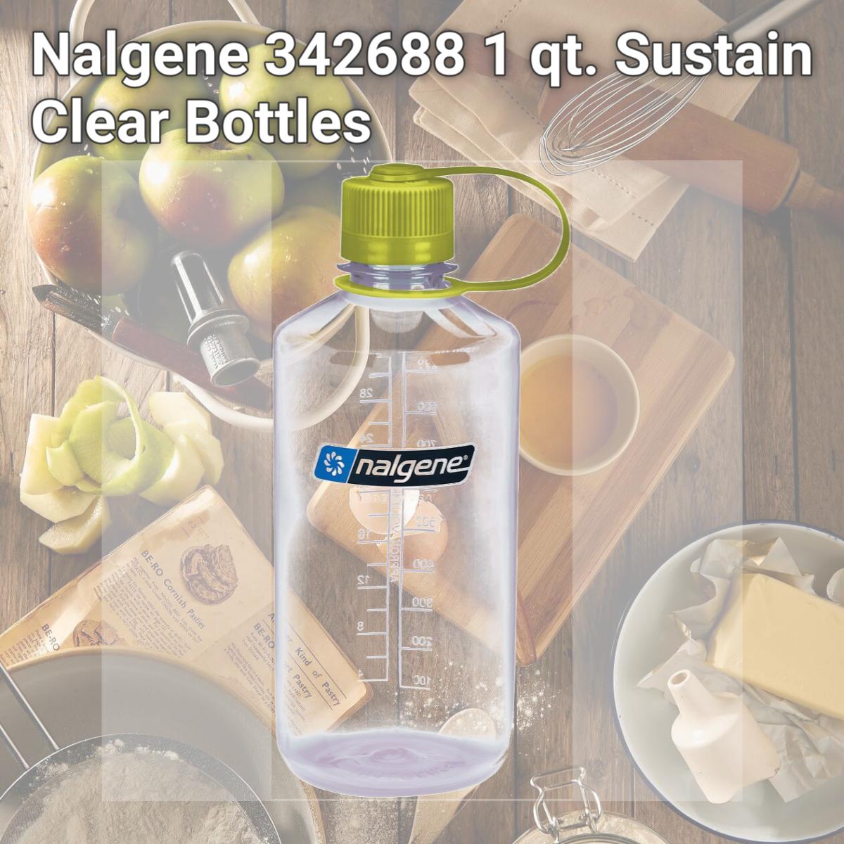 Picture of Nalgene 342688 1 qt. Sustain Clear Bottles