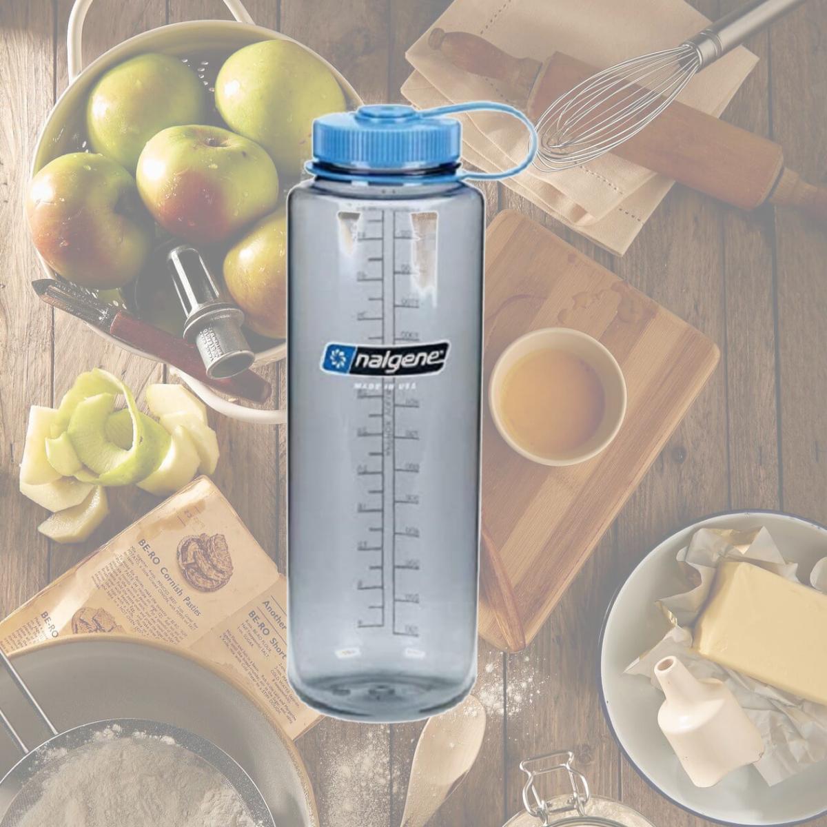 Picture of Nalgene 342696 48 oz Sustain Tritan Water Bottle, Grey