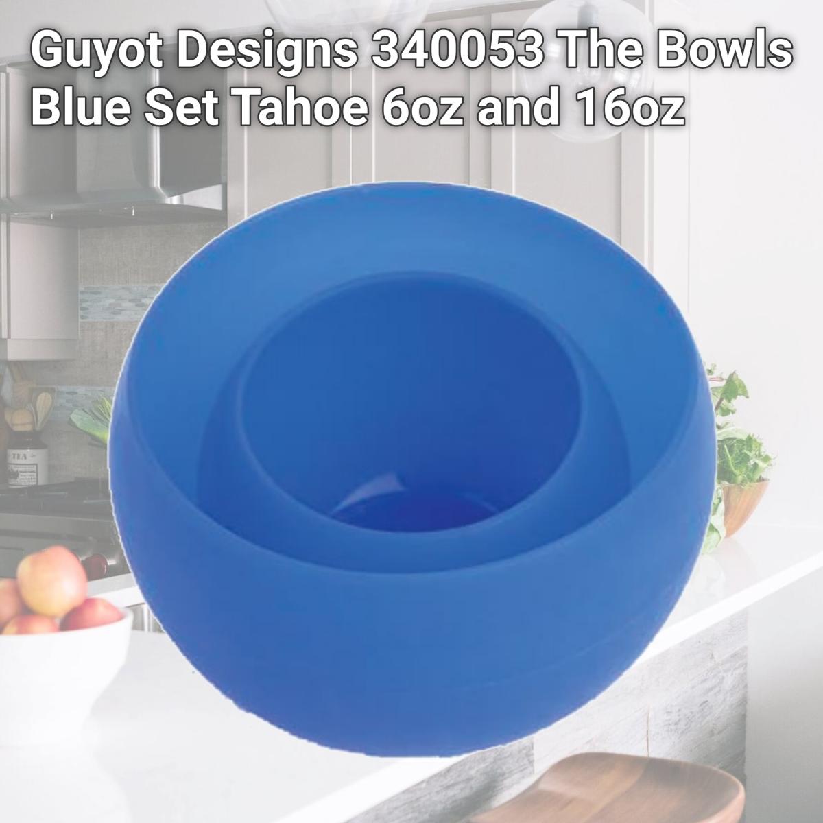 Picture of Guyot Designs 340053 The Bowls Blue Set Tahoe 6oz and 16oz