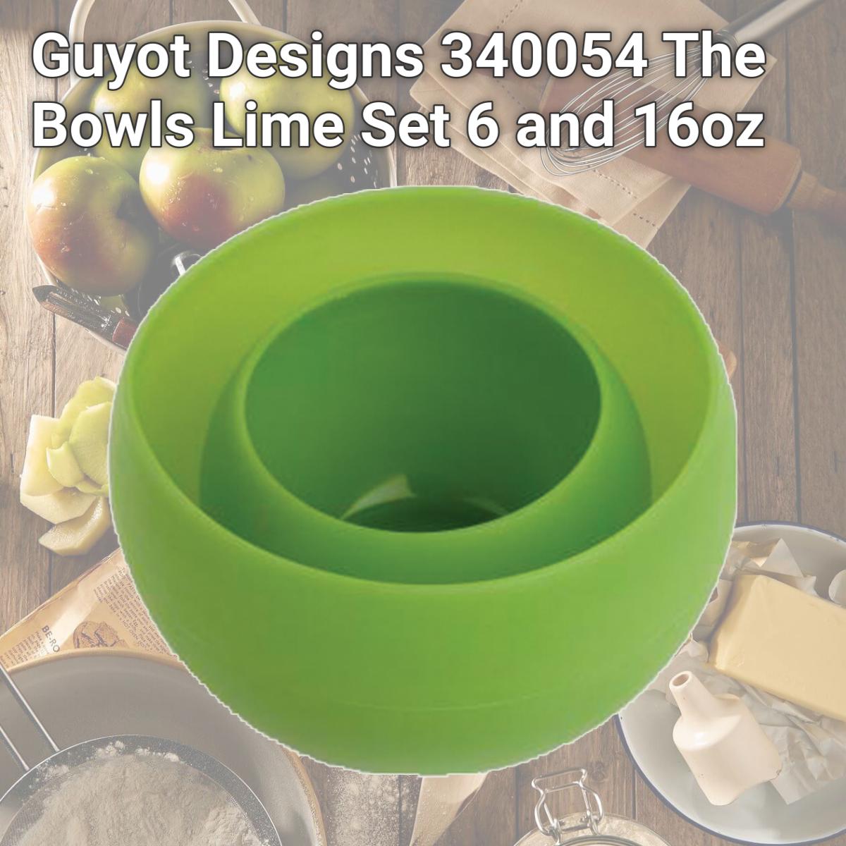 Picture of Guyot Designs 340054 The Bowls Lime Set 6 and 16oz
