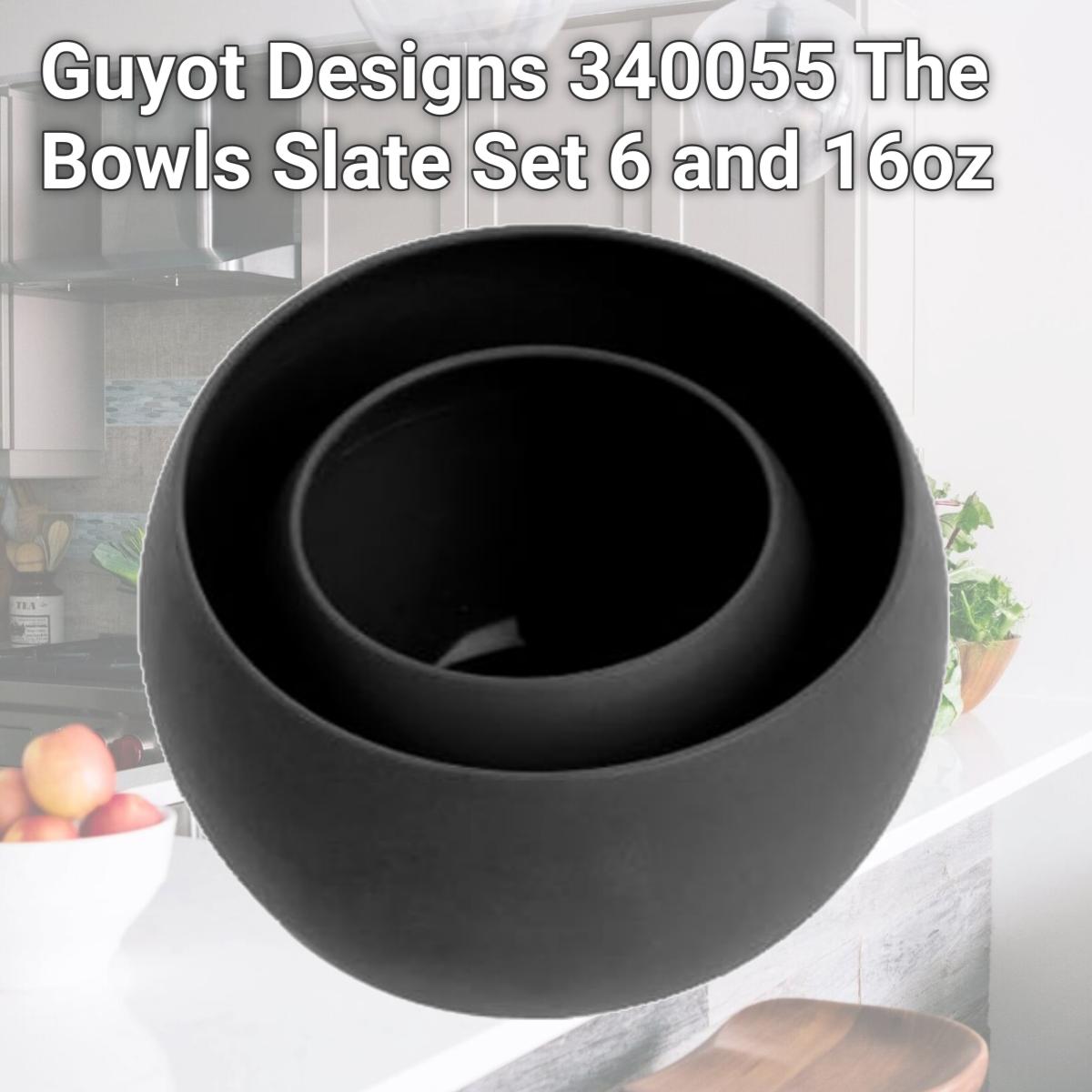 Picture of Guyot Designs 340055 The Bowls Slate Set 6 and 16oz