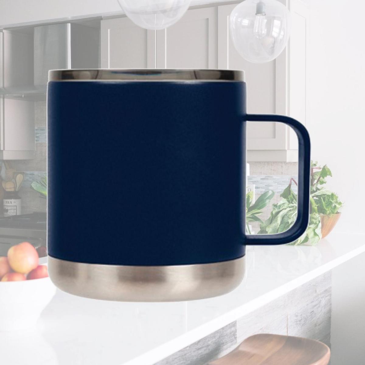 Picture of Fifty & Fifty 568560 15 oz Camp Mug, Navy