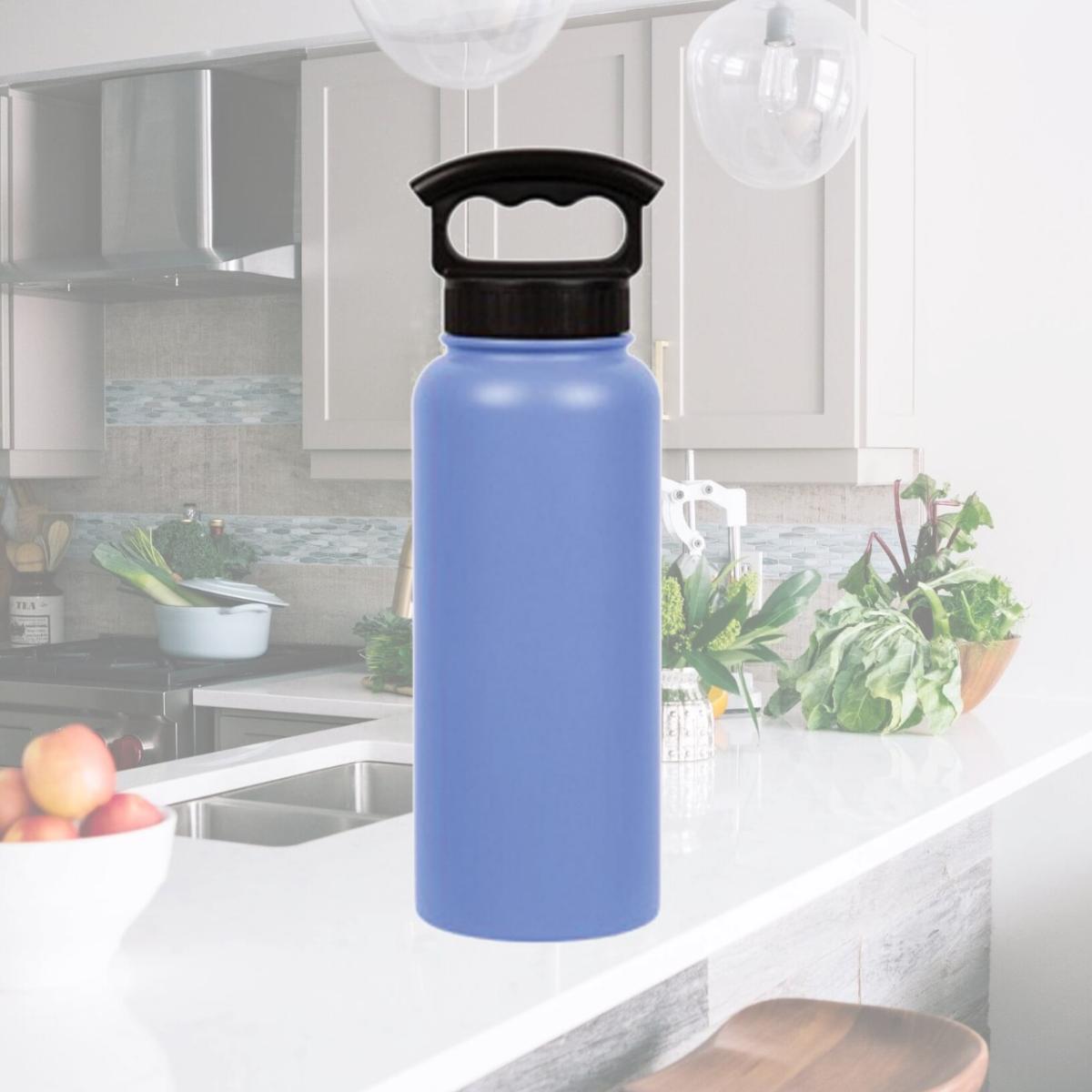 Picture of Fifty & Fifty 568562 34 oz Vacuum Insulated Bottle with 3 Fing Peri