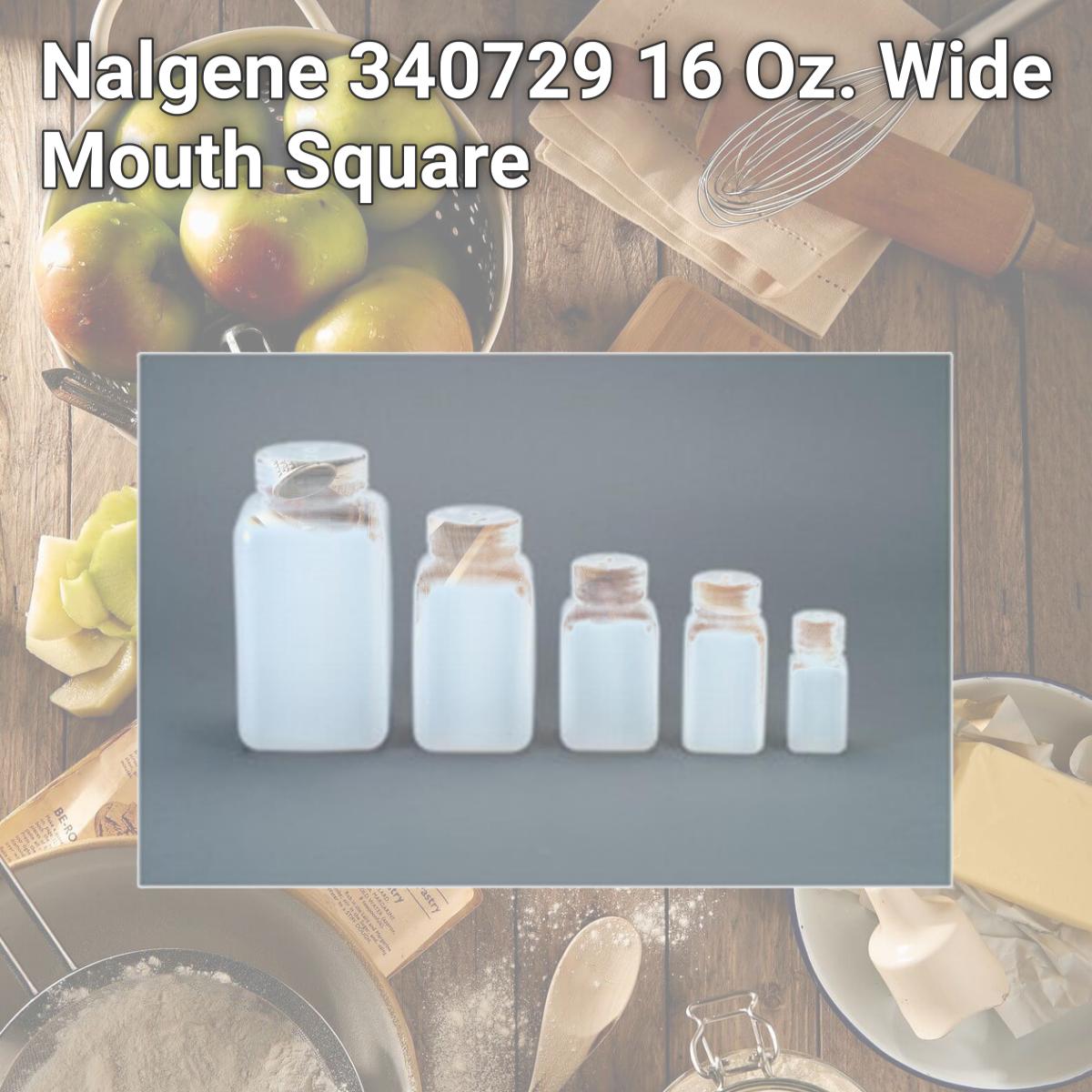 Picture of Nalgene 340729 16 Oz. Wide Mouth Square