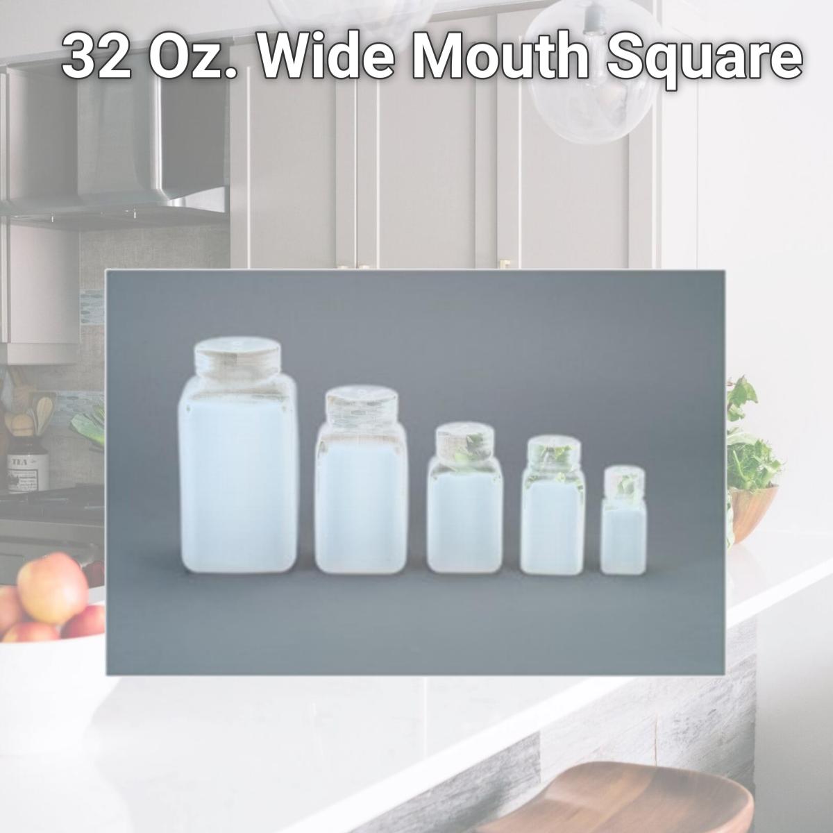 Picture of Nalgene 340731 32 Oz. Wide Mouth Square