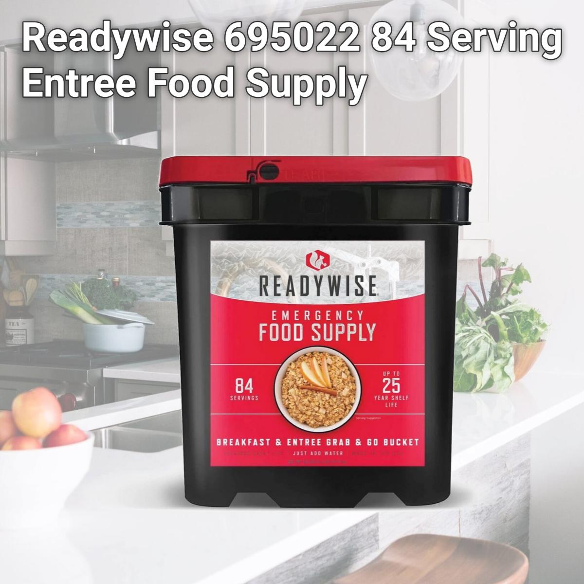 Picture of Readywise 695022 84 Serving Entree Food Supply