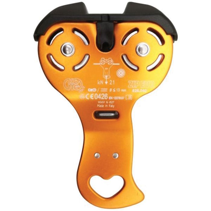 432579 ZIP Trolley with Hook, Orange - One Size