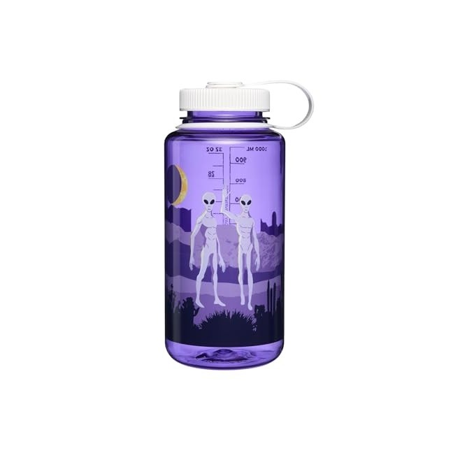 342943 32 oz Wide Mouth Sustain Water Bottle, Aliens
