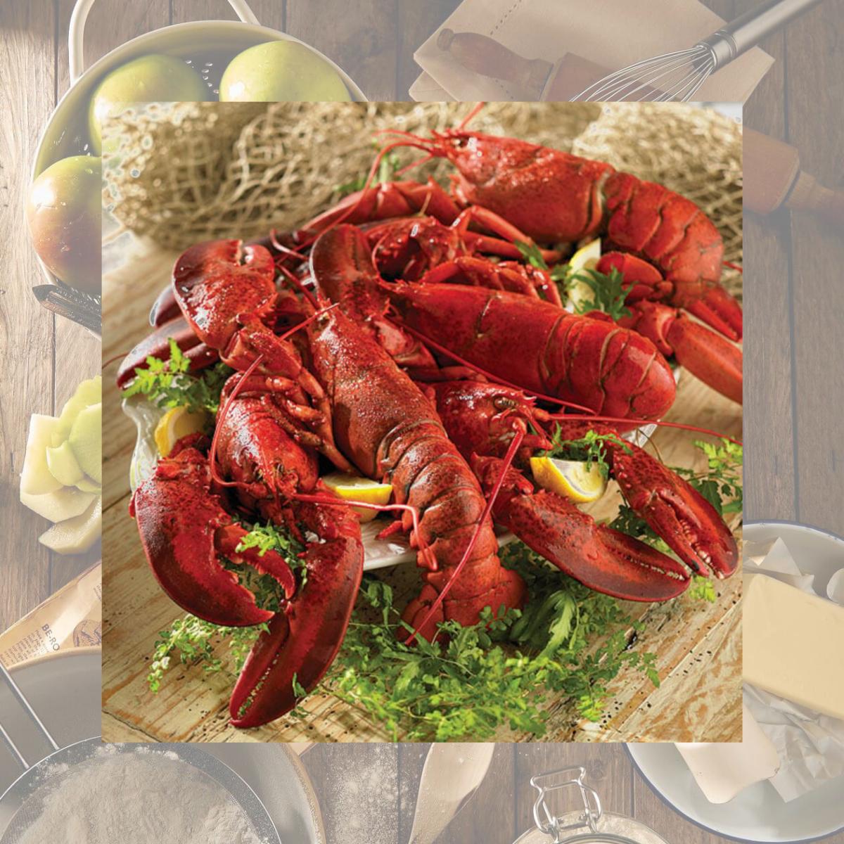 Picture of Lobster Gram JTL2J JUST THE LOBSTERS WITH 2 LB LOBSTERS