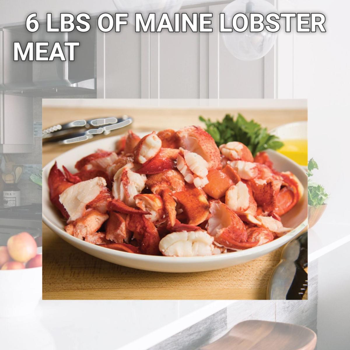 Picture of Lobster Gram LBMT6 6 LBS OF MAINE LOBSTER MEAT