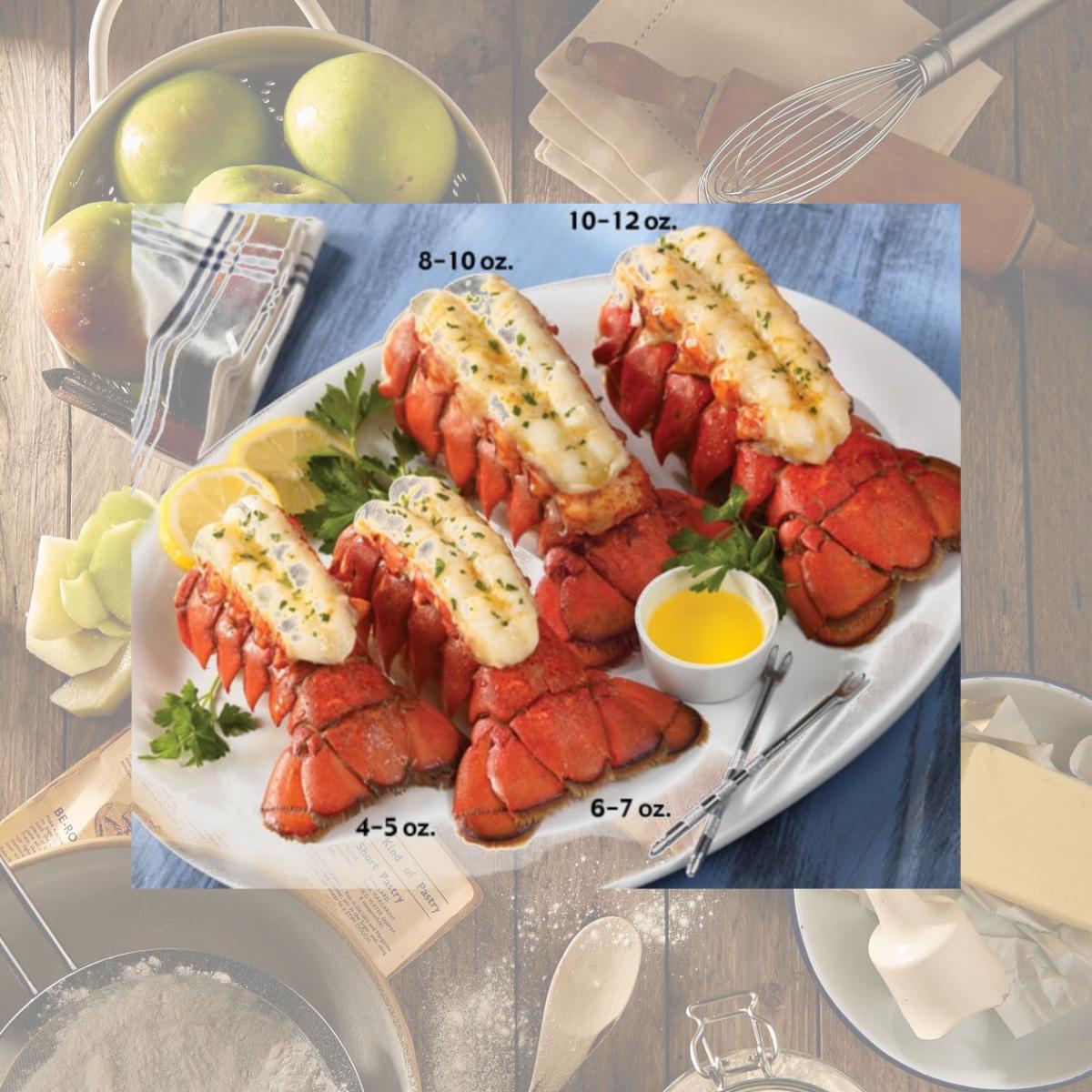 Picture of Lobster Gram M6T6 SIX 6-7 OZ MAINE LOBSTER TAILS